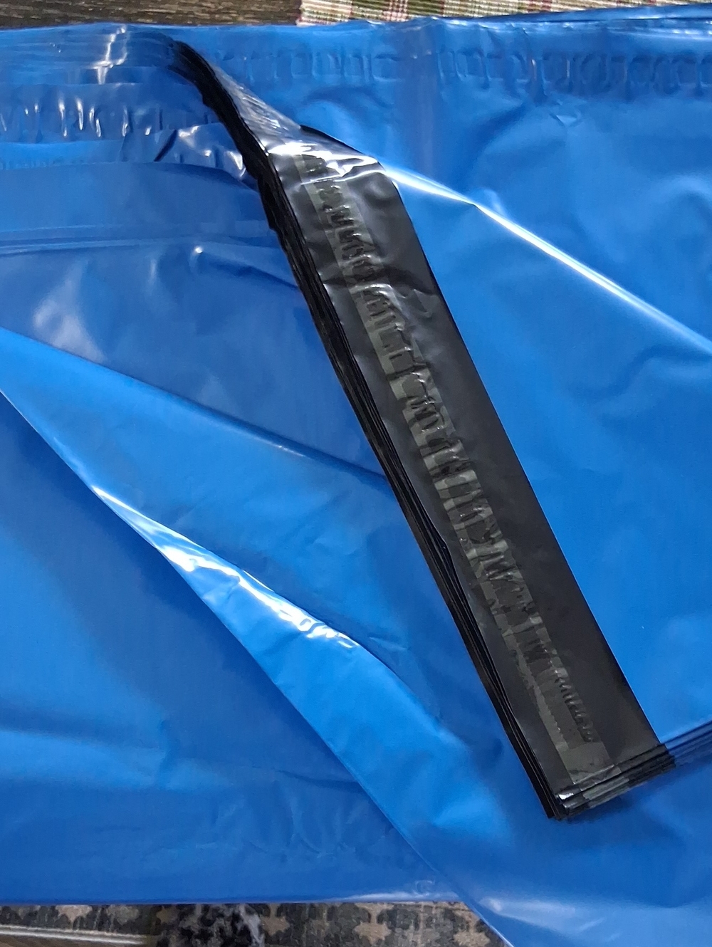Blue Heavy Duty Polymailers 24x24-25 Count